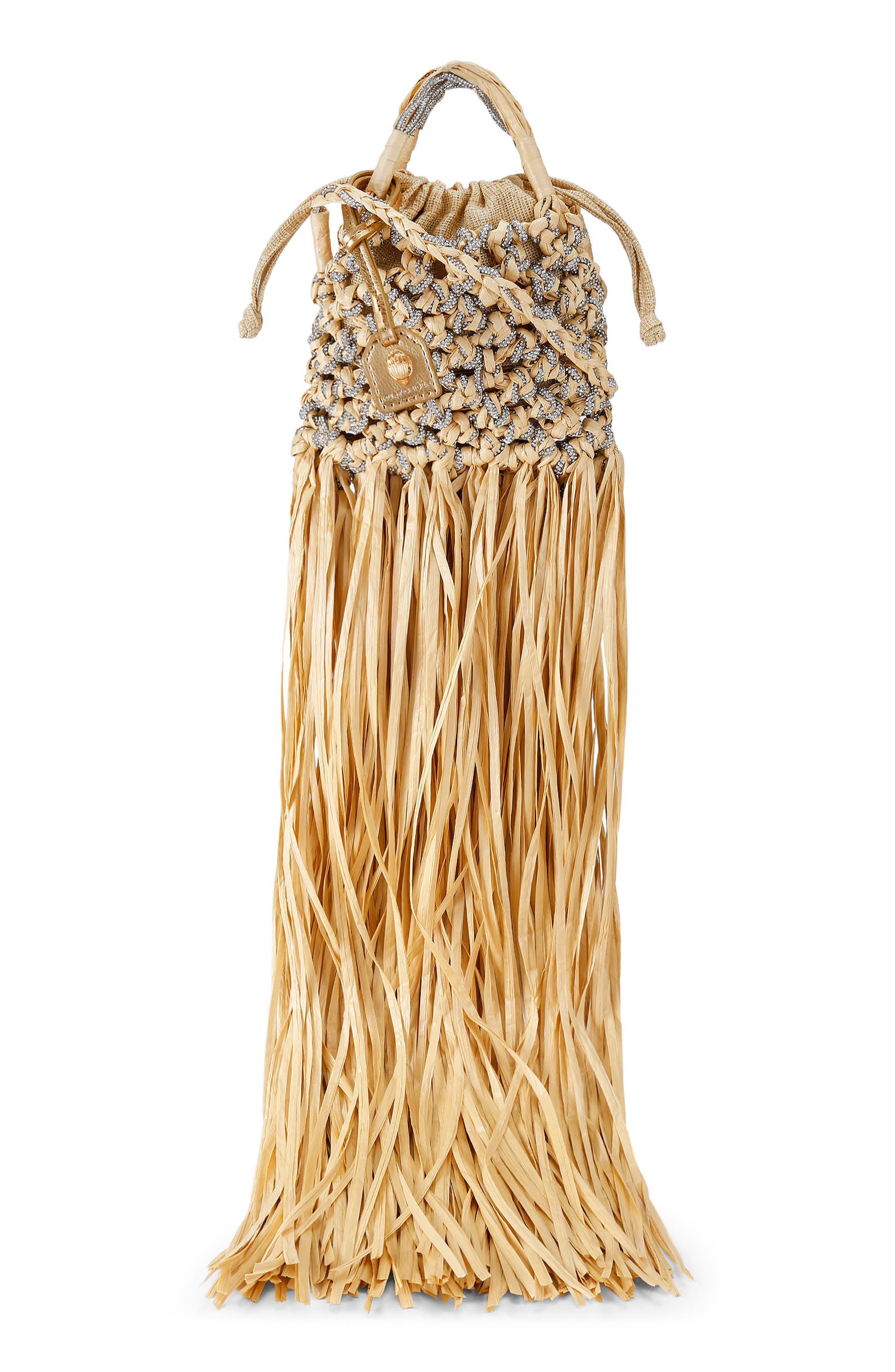 Kurt Geiger London Mini Macrame Crystal Crossbody Bag, Main, color, 