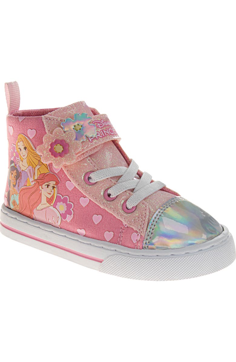 JOSMO Kids' Disney Princess High Top Sneaker, Main, color, Pink