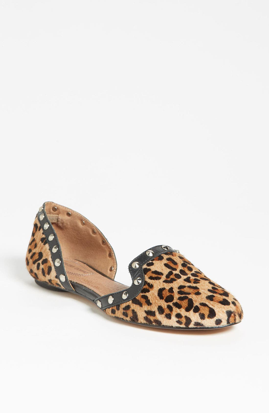 'Regal' Flat, Main, color, LEOPARD BLACK PARIS