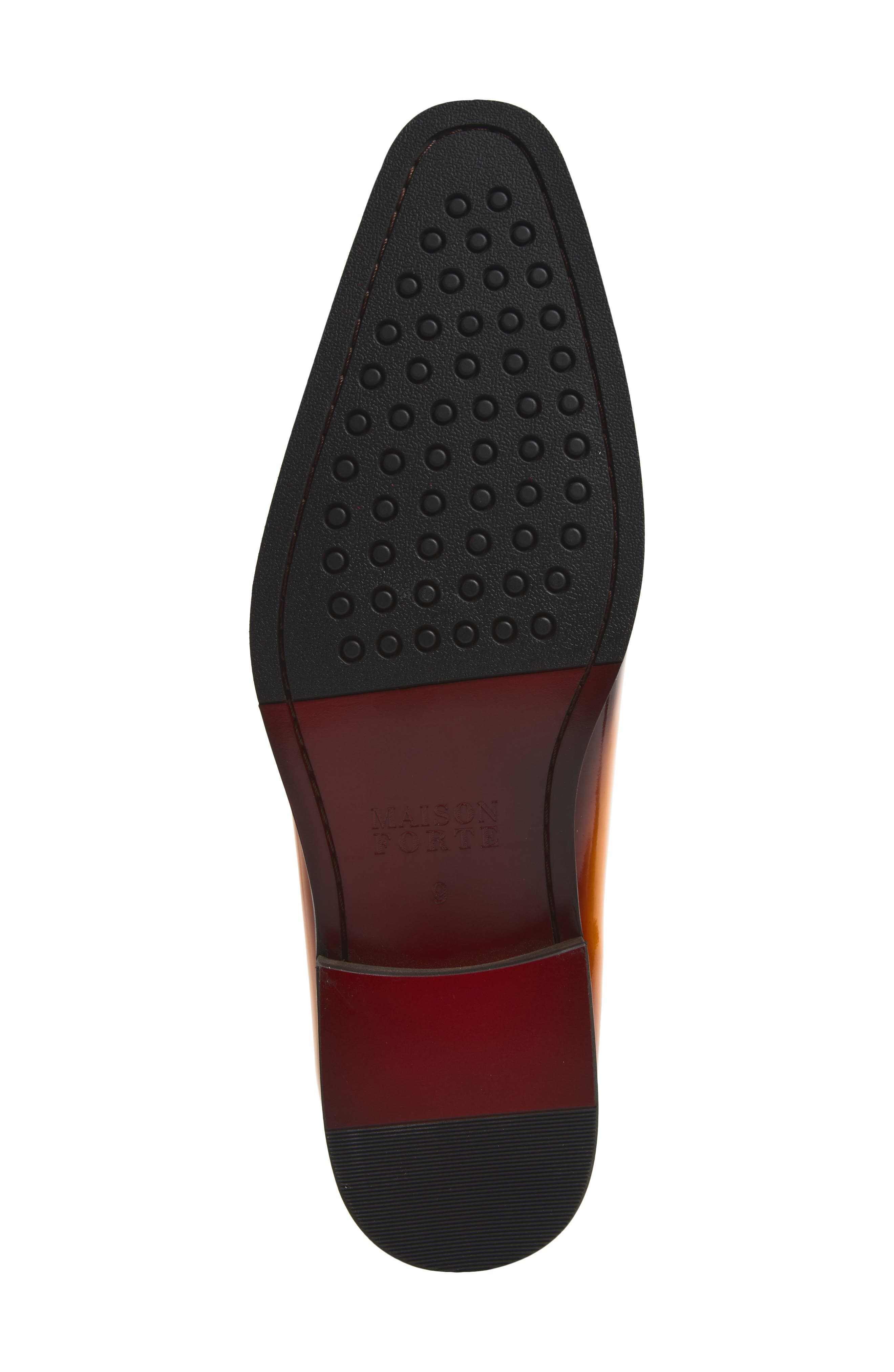 Lusso Wholecut Oxford, Alternate, color, COGNAC