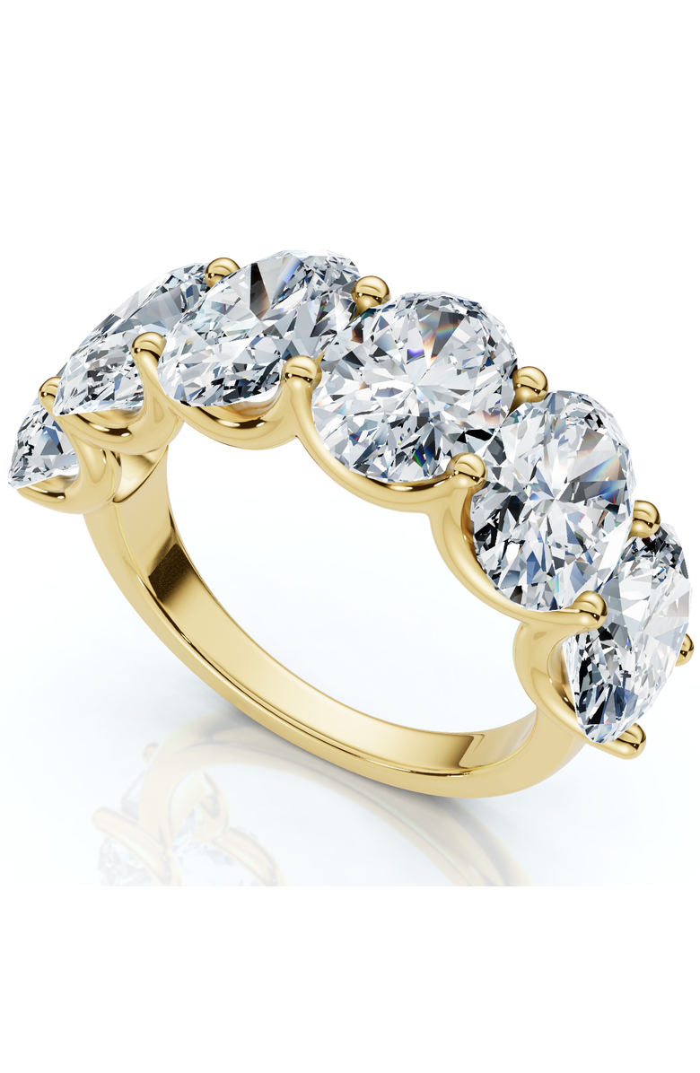 Bliss Diamond 6Ct Oval Diamond U Prong Wedding Anniversary Ring 14k Gold Lab Grown, Main, color, 14K Yellow Gold