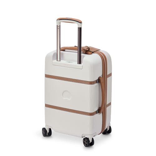 Delsey Paris Chatelet Air 2.0 Carry On 19 Inch Hardside Luggage With Spinner Wheels In Brown
