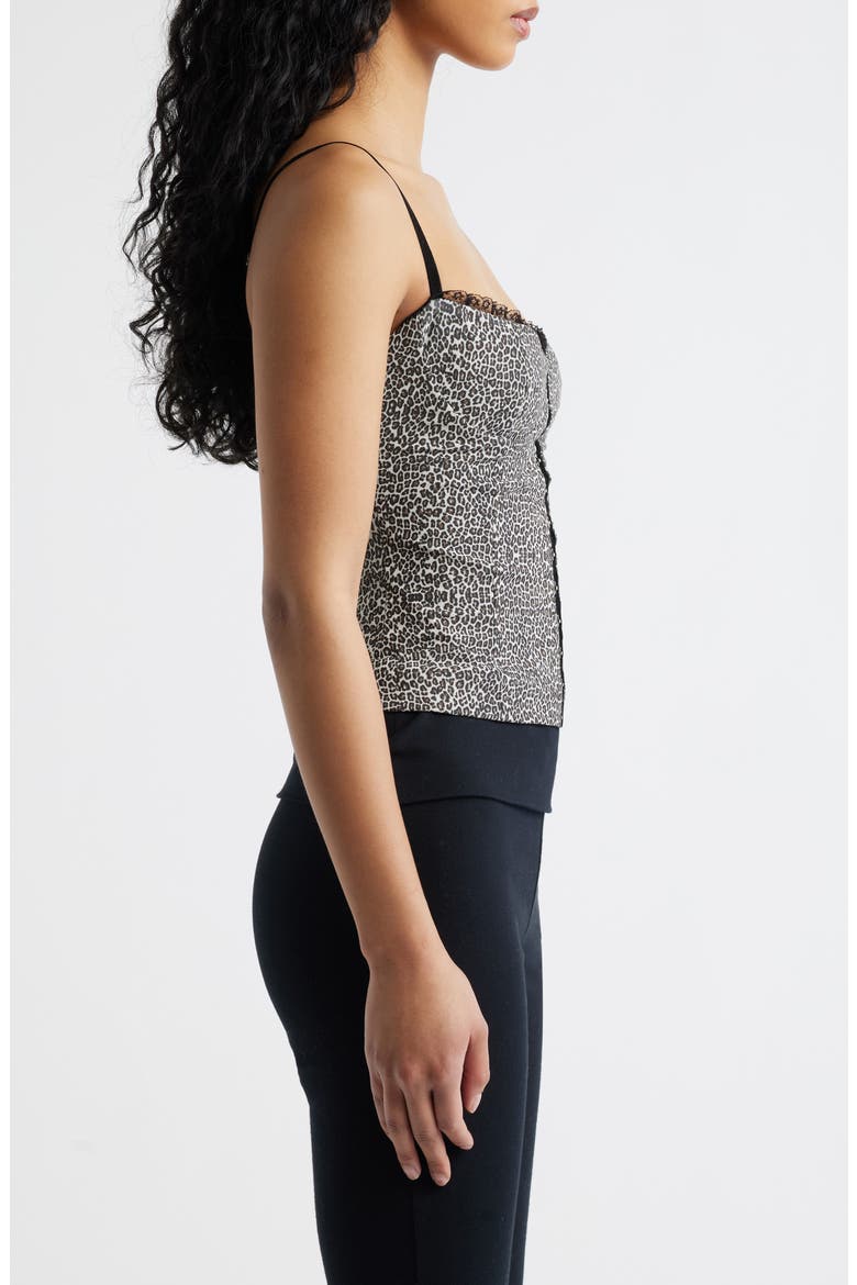 The Caroline Leopard Corset Top, Alternate, color, CHEETAH