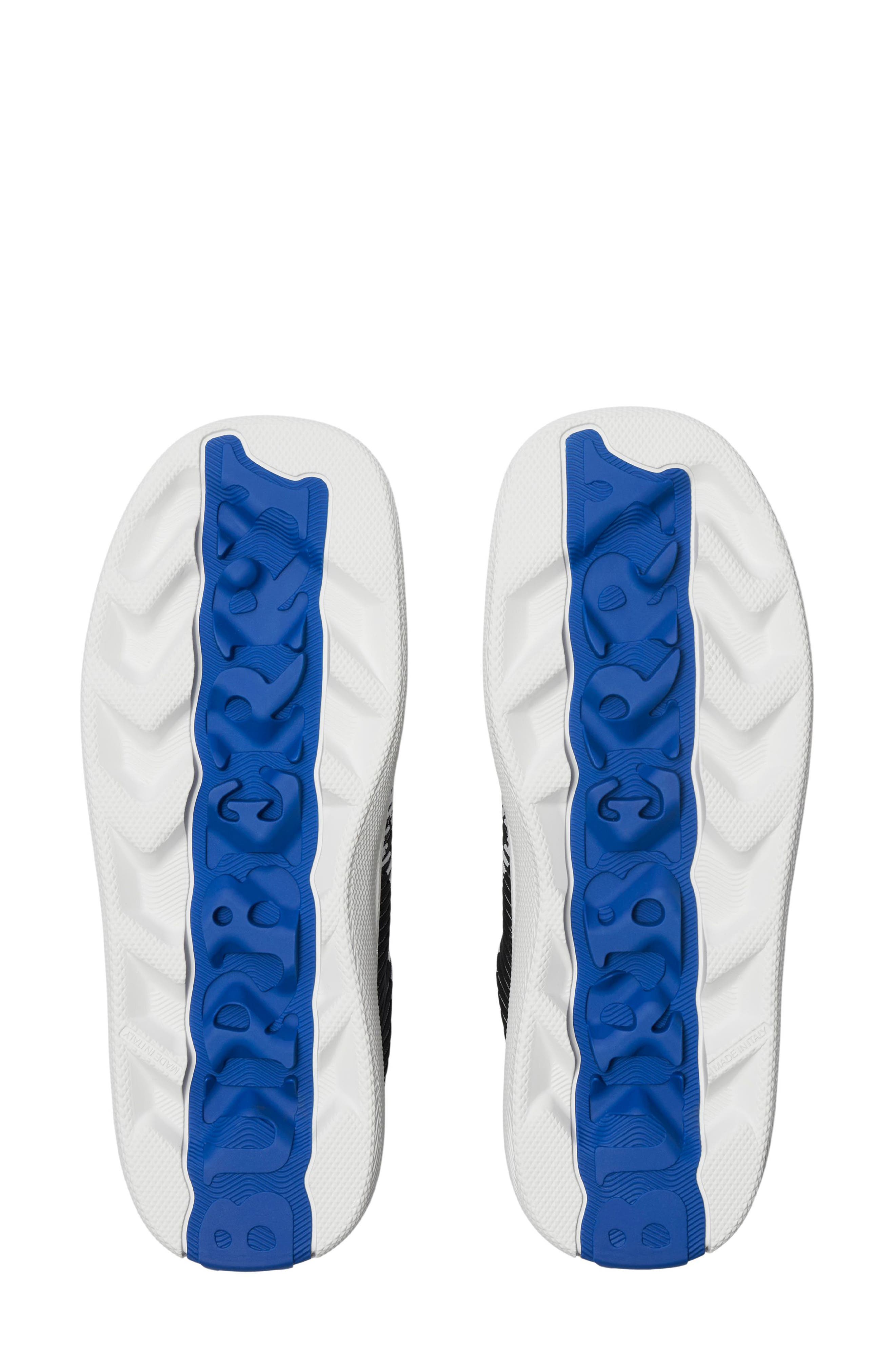 Burberry Check Knit Box Sneaker, Alternate, color, Black Ip Chk