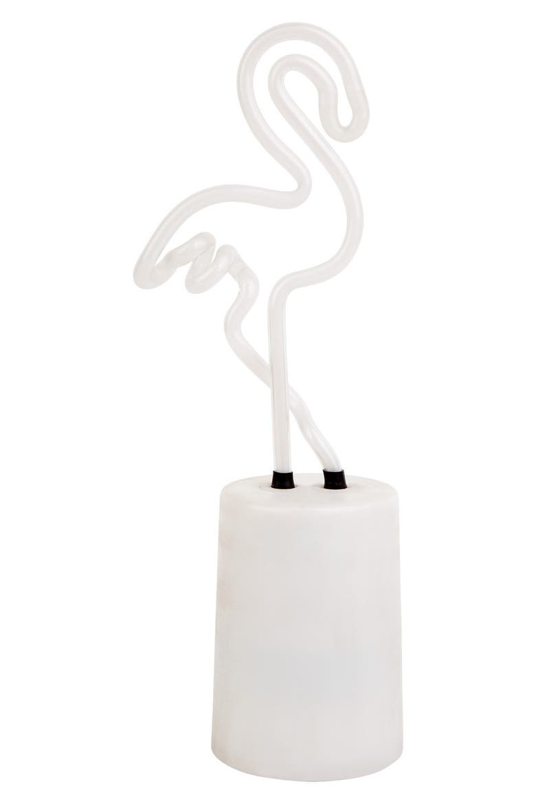 Flamingo Neon Light, Alternate, color, PINK