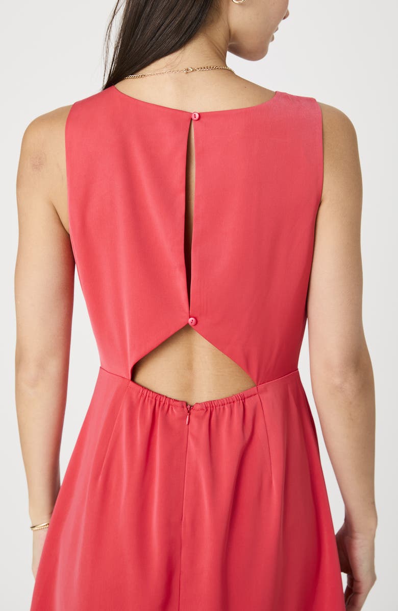 French Connection Open Back Minidress, Alternate, color, Cayenne Red