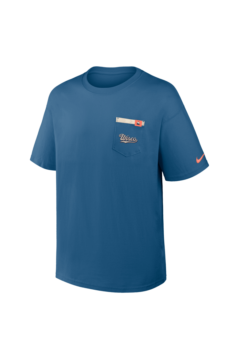 Men's Nike Blue Milwaukee Brewers City Connect Max90 Pocket T-Shirt, Alternate, color, Blue