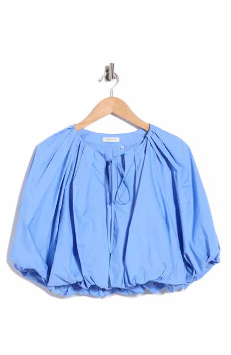 Yara Cotton Poplin Bubble Top