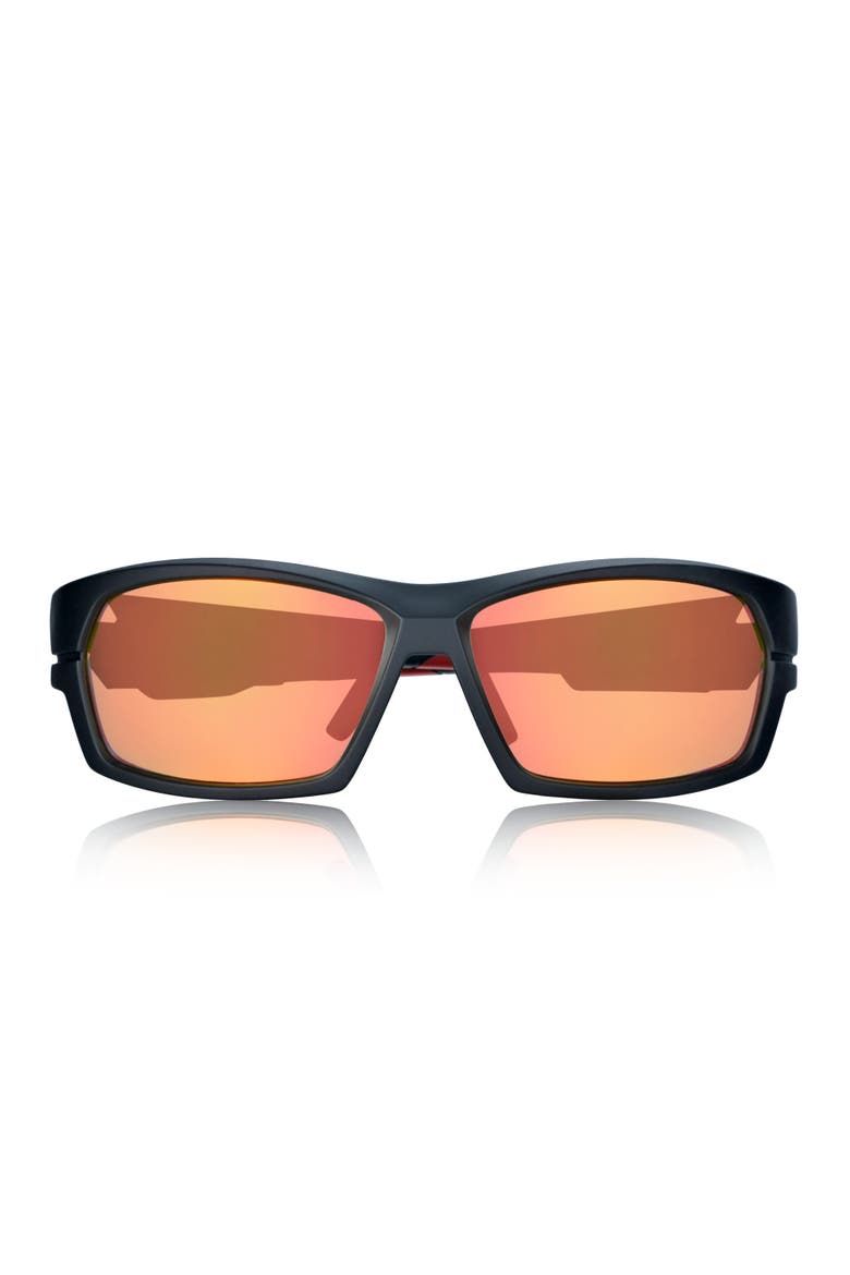 Sirus Polarized Mens Sunglasses, Alternate, color, Black/Orange