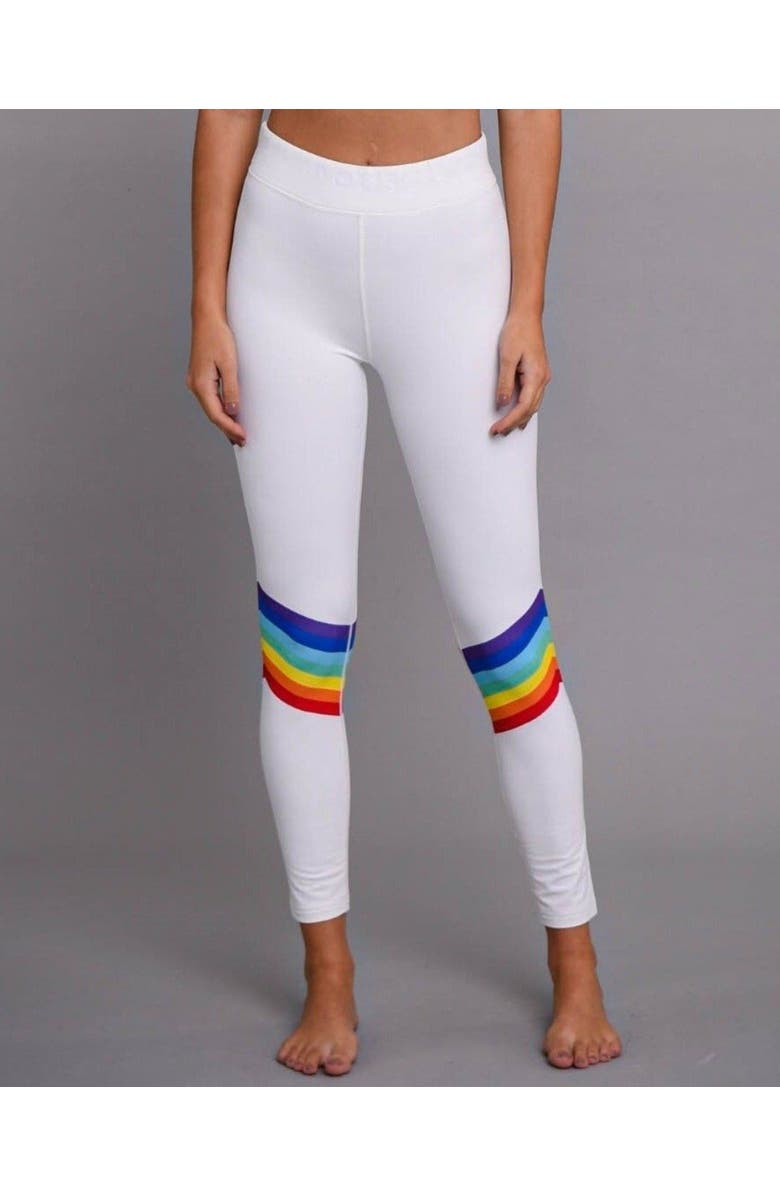 OOSC Rainbow Road Women's Baselayer Leggings, Alternate, color, 