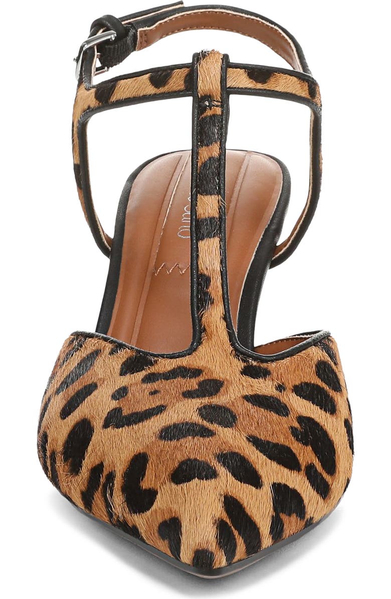 Franco Sarto Ovett Pointed Toe T-Strap Pump, Alternate, color, Camel Tan