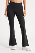 90 DEGREE BY REFLEX Felix Rib Everyday Flare Leggings