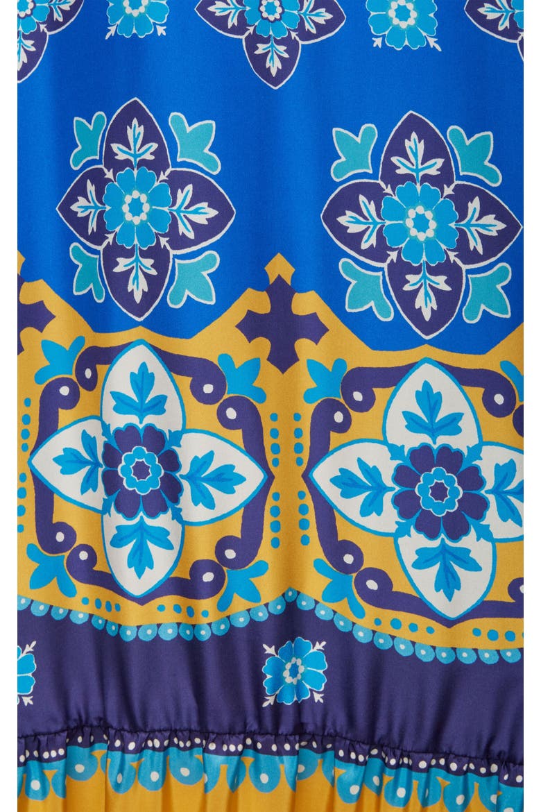 Vesta Dress, Alternate, color, Tiles Degradé Giallo Blue