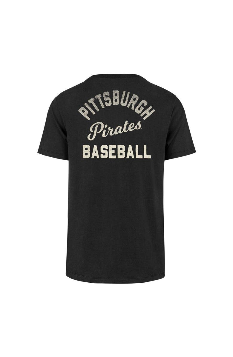 '47 Men's '47  Black Pittsburgh Pirates Turn Back Franklin T-Shirt, Alternate, color, Black