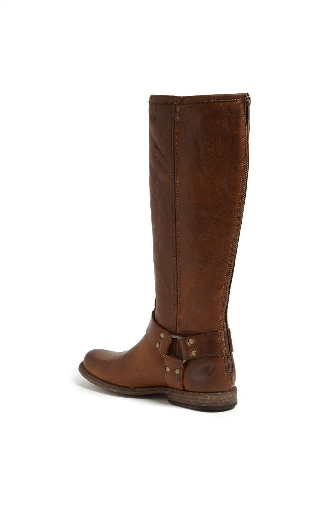 Frye 'Phillip Harness' Tall Washed Leather Riding Boot, Alternate, color, 