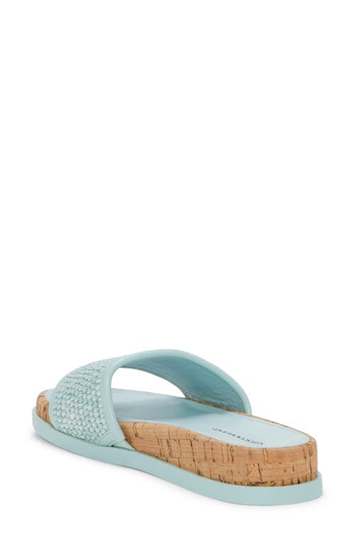 Lucky Brand Dylina Slide Sandal In Santorini Raffia