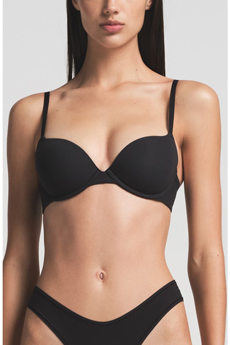 Fits Everybody Push-Up Bra, Main, color, ONYX