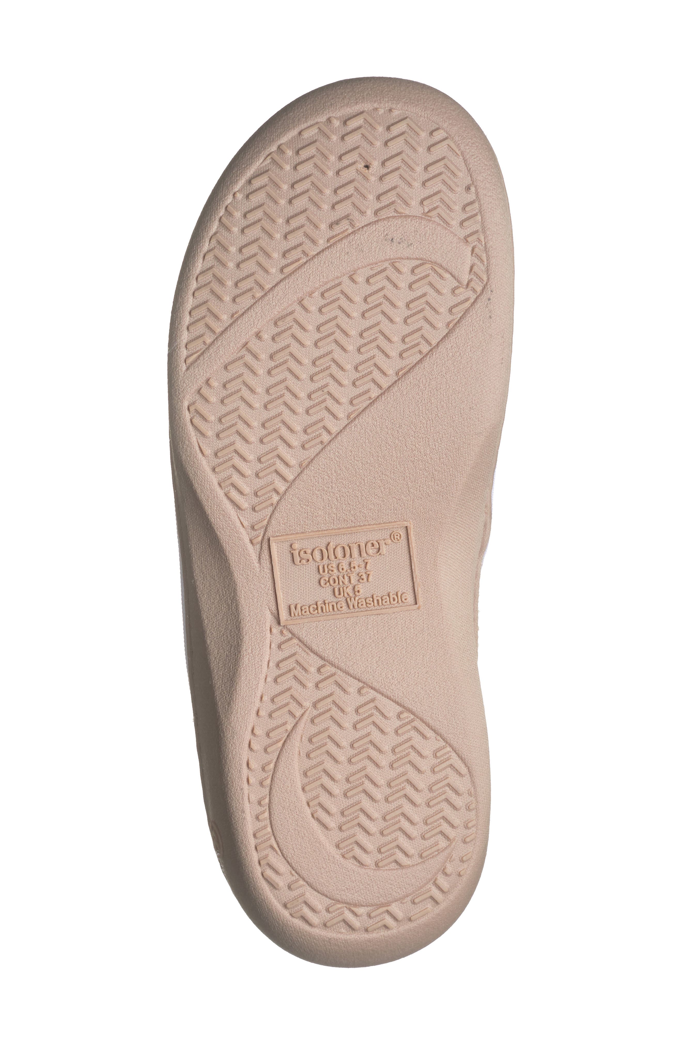 ISOTONER Pique Resort Flip Flop Slipper, Alternate, color, White