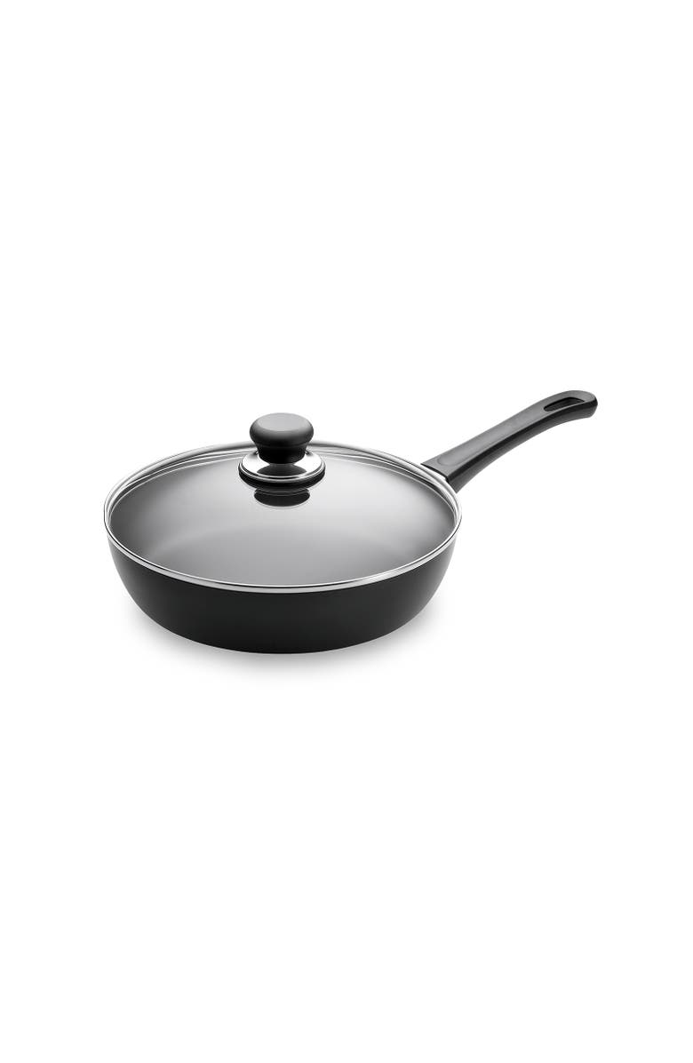 Scanpan Classic 10-1/4 Inch Saute Pan W/Lid, Main, color, Black