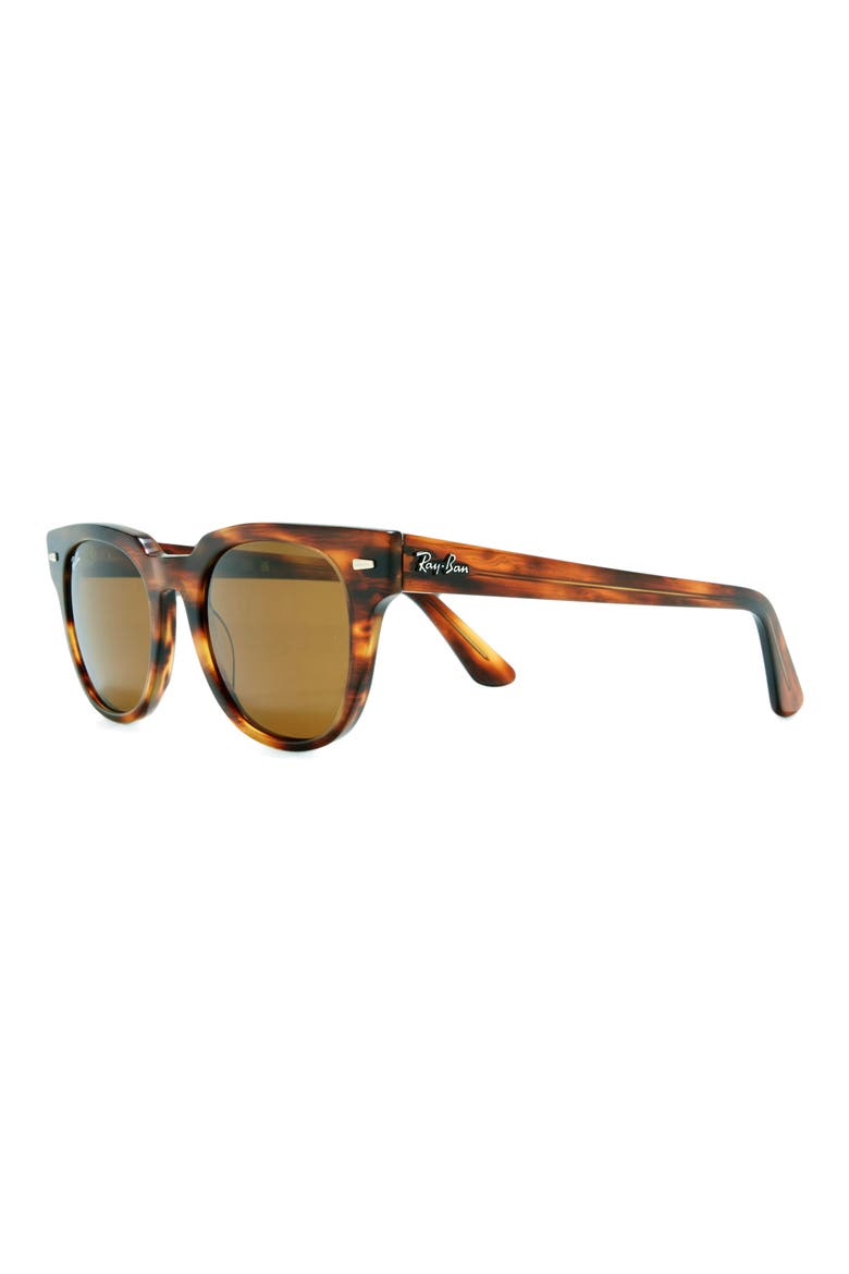 Meteor 50mm Wayfarer Sunglasses, Alternate, color, HAVANA