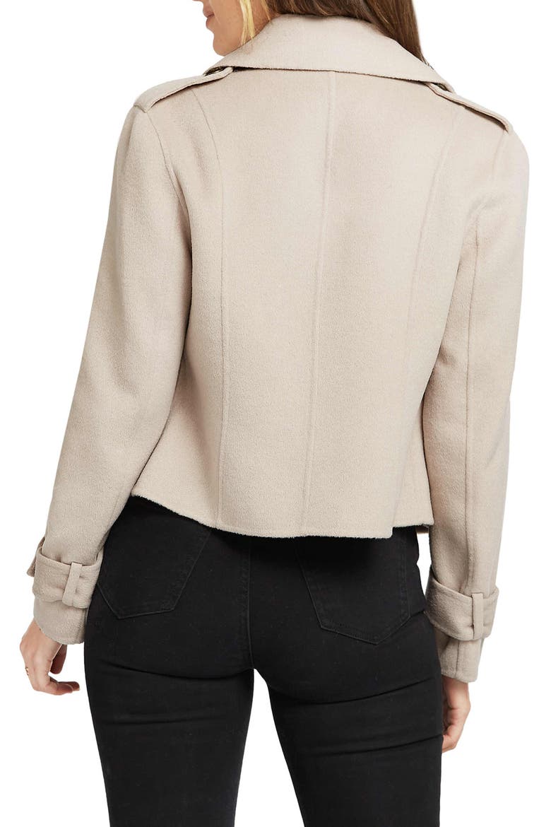 BELLE AND BLOOM Better Off Military Wool Peacoat, Alternate, color, SAND