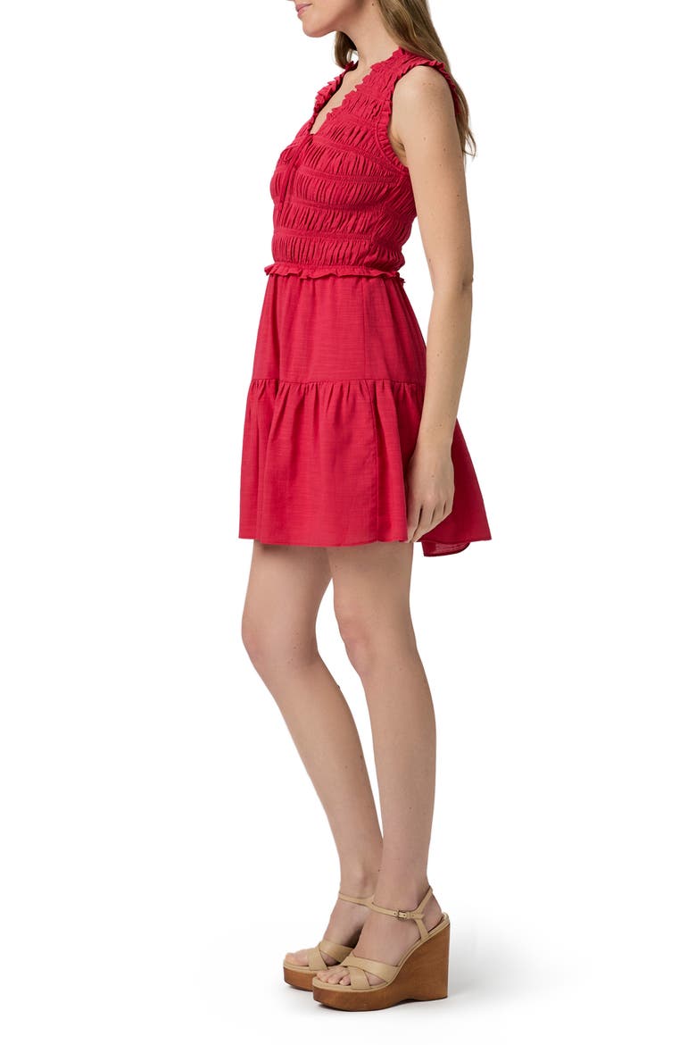 Fraise Sleeveless Cotton Blend Minidress, Alternate, color, PETUNIA