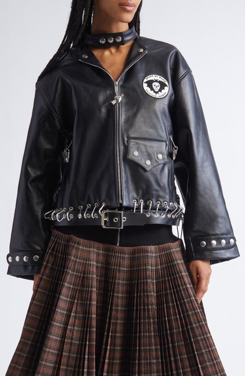 Broke My Brain Leather Jacket