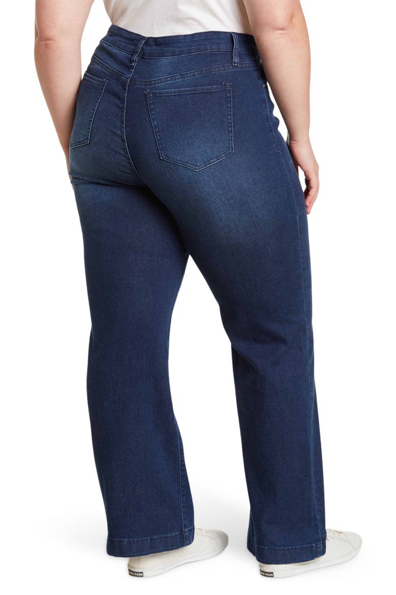 Repreve Wide Leg Jeans, Alternate, color, NWBLE S08