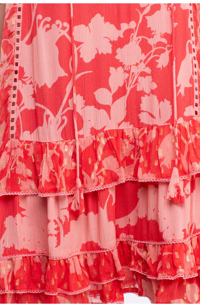 Sunday St. Tropez Maeva Cover-Up Flower Mini Dress, Alternate, color, 