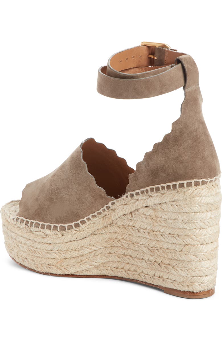 Chloé Lauren Espadrille Wedge Sandal, Alternate, color,