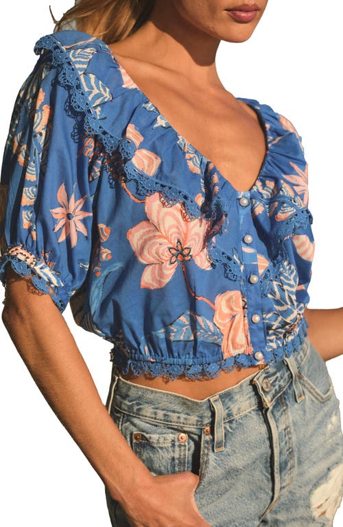 Btb Los Angeles Calanthe Blouse In Amalfi