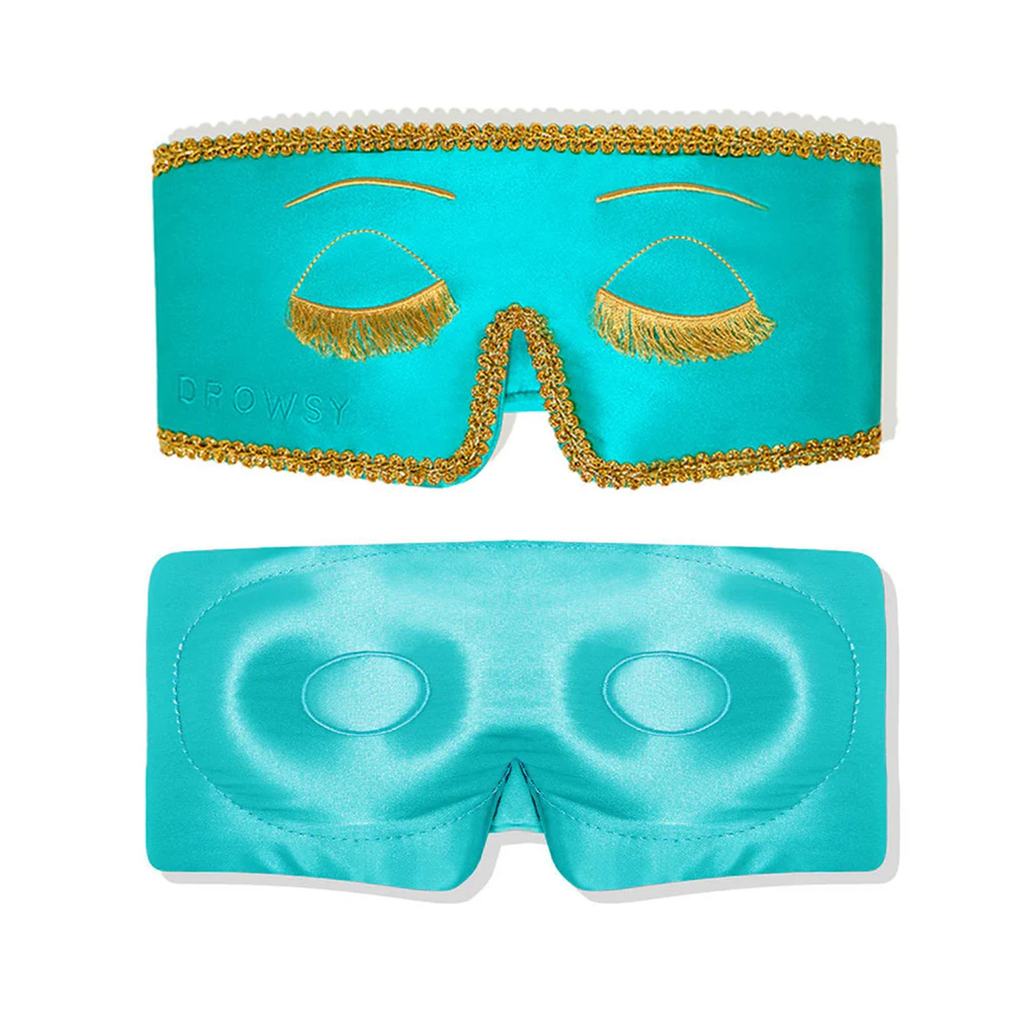 Breakfast at Drowsy Eyelash Protecting Mask in Turquoise 