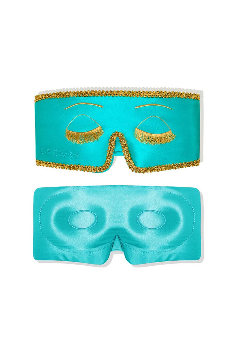Drowsy Breakfast at Drowsy Eyelash Protecting Mask, Main, color, Turquoise