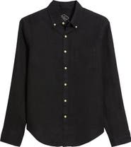 ALEX CRANE Playa Linen Button-Down Shirt