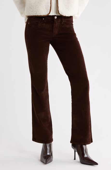 Mid Rise Corduroy Bootcut Jeans