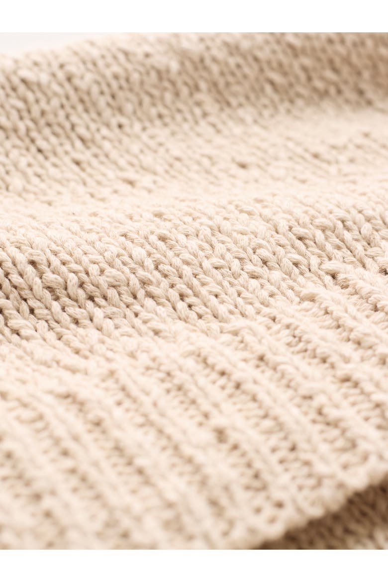 Slub Knit Button Detail Sweater, Alternate, color, OATMEAL