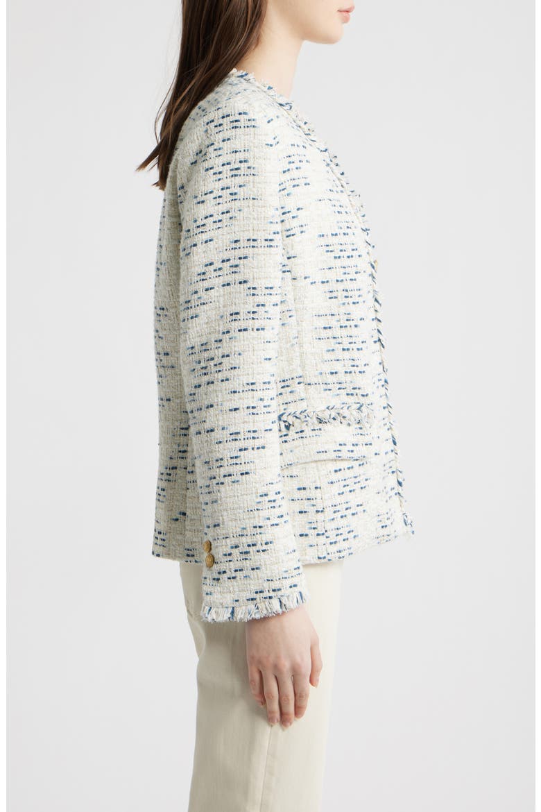 Sapphire Tweed Jacket, Alternate, color, BLUE MULTI