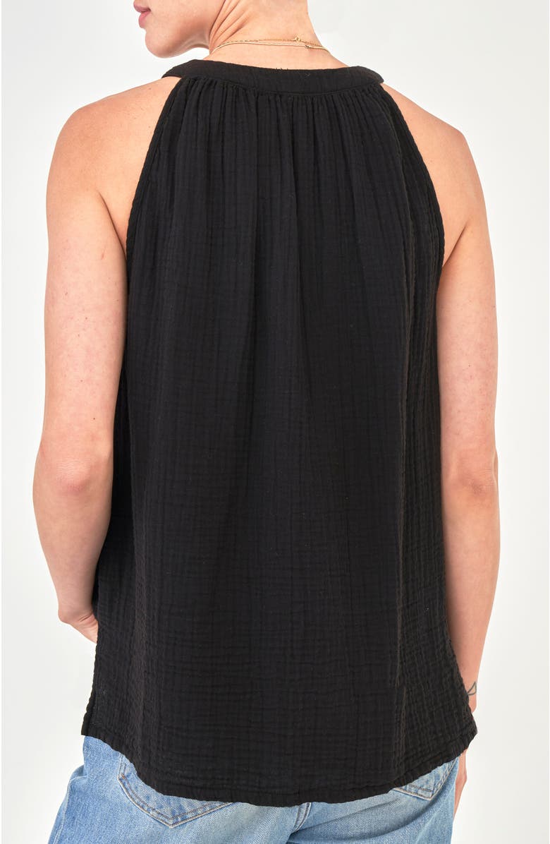 ocean+main Sleeveless Gauze Top, Alternate, color, 