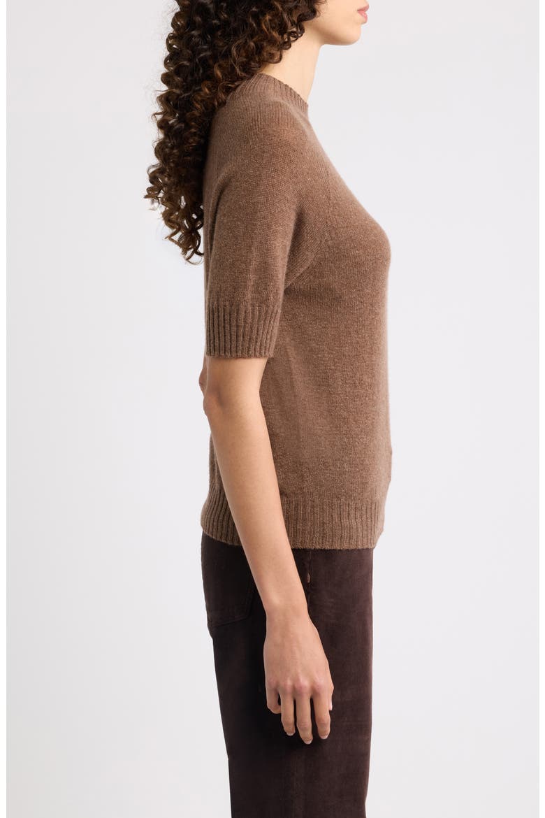 Josie Cashmere Sweater, Alternate, color, CHESTNUT
