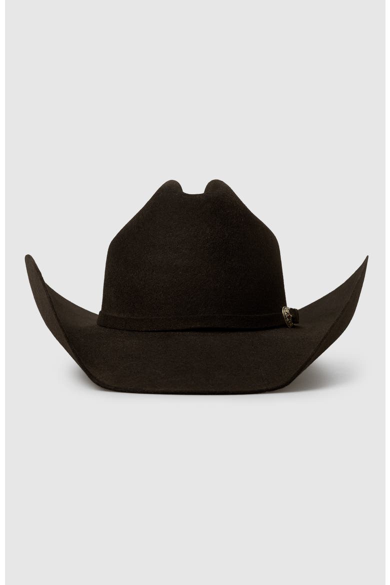 Range Wool Western Cowboy Hat, Alternate, color, Brown