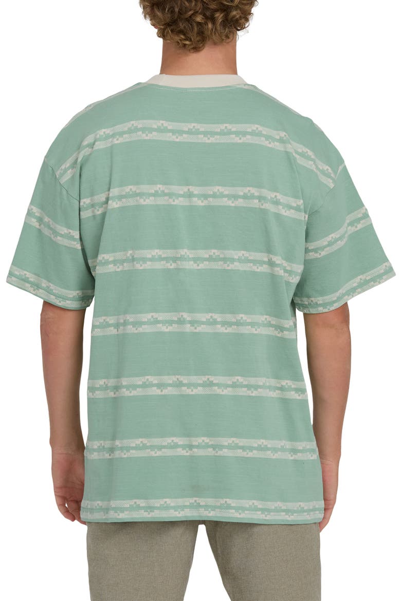 Baxter Oversize Stripe Pocket T-Shirt, Alternate, color, GRANITE GREEN