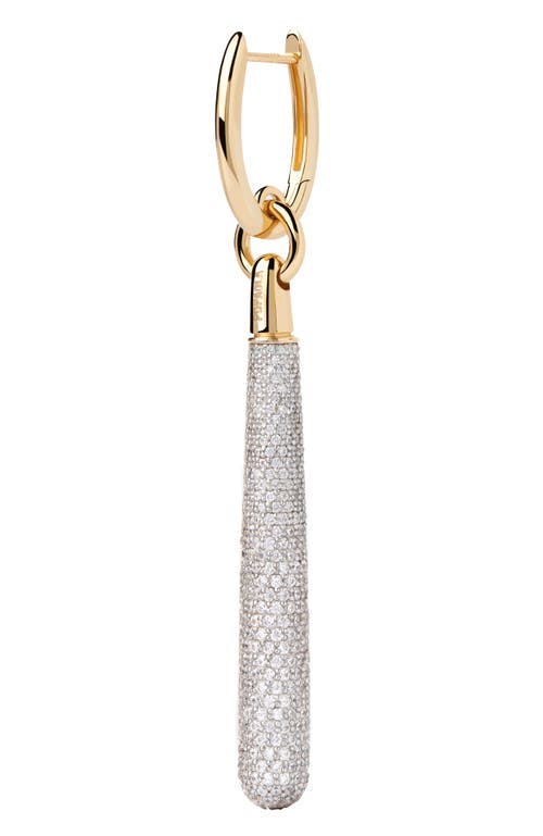 Pdpaola Pavé Supreme Jupiter Single Hoop In Gold