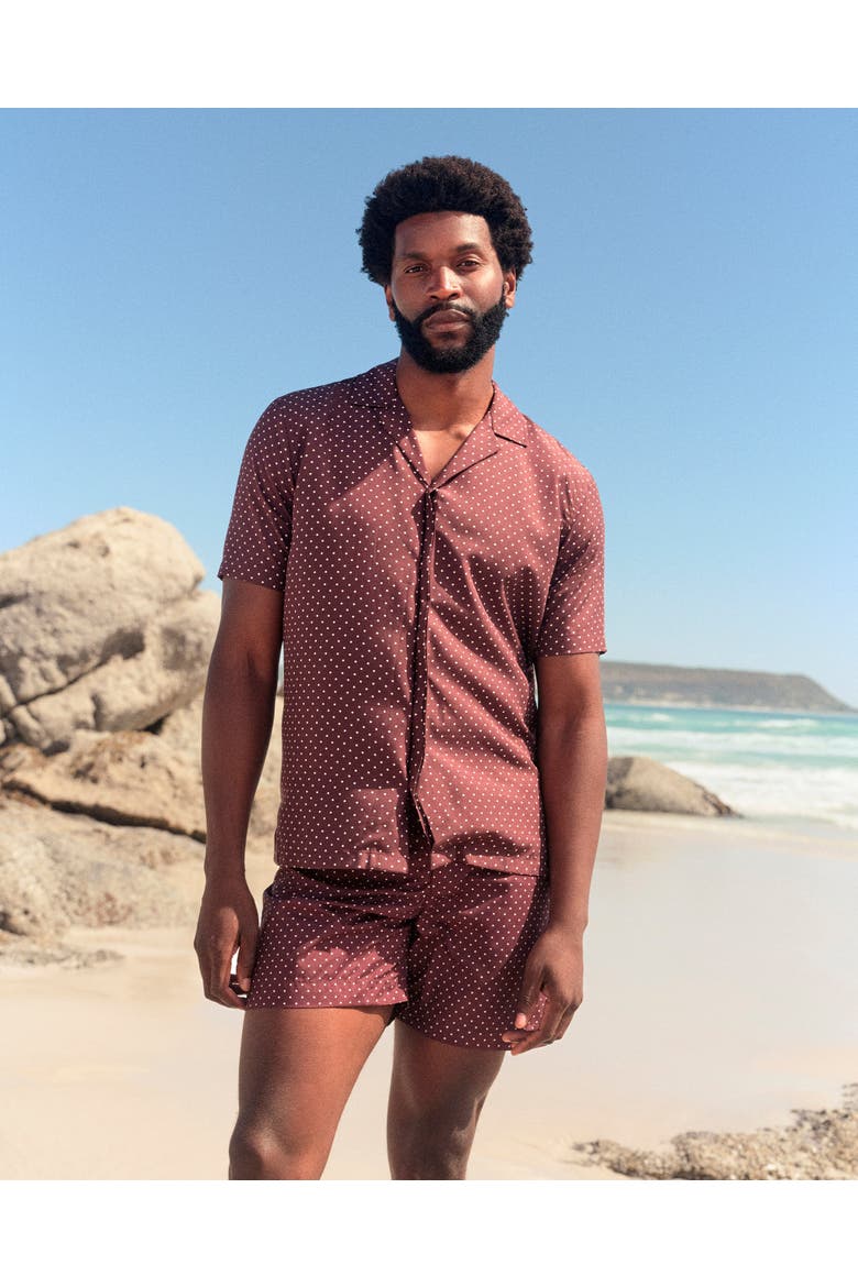 Maitan Relaxed-Fit Shirt, Alternate, color, Damson