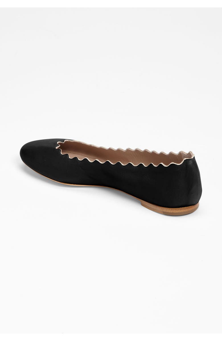 Chloé Scalloped Ballet Flat, Alternate, color,