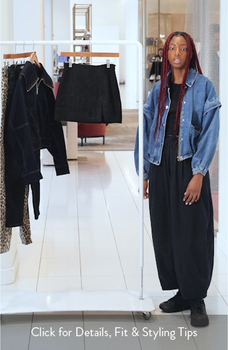 High Waist Tweed Miniskirt, sales video thumbnail