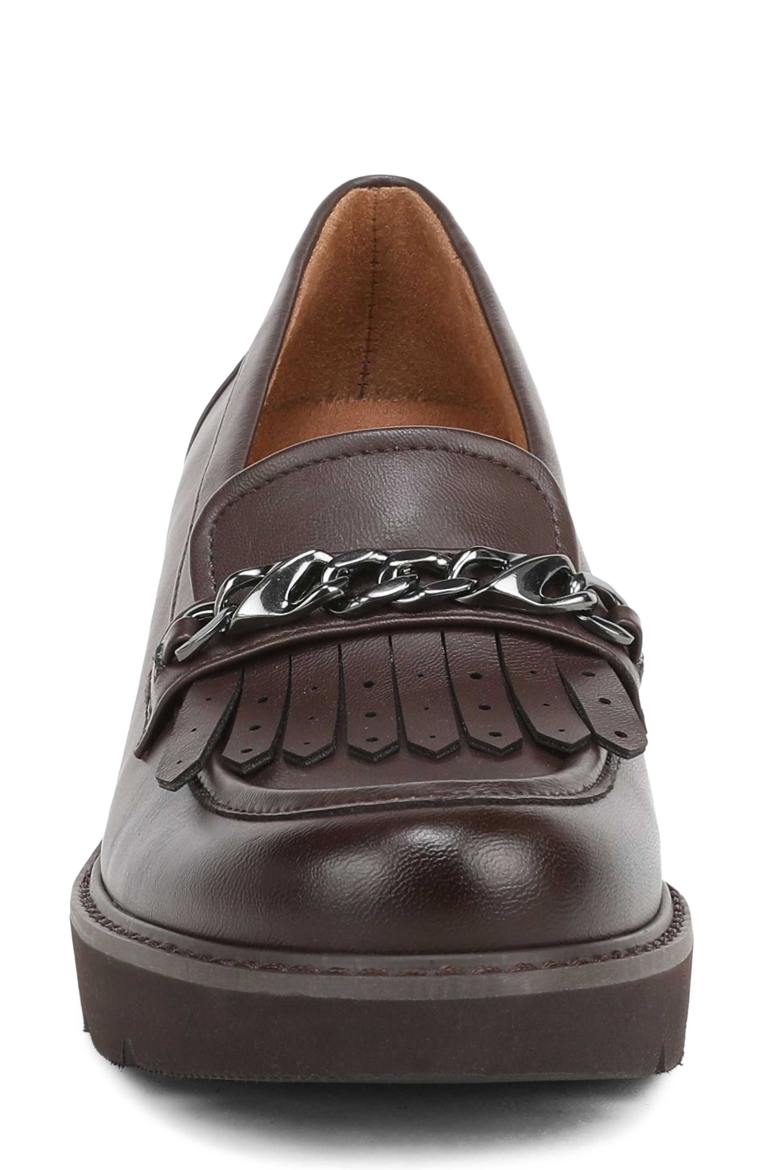 Celia Faux Leather Loafer, Alternate, color, OXFORD BROWN FAUX LEATHER