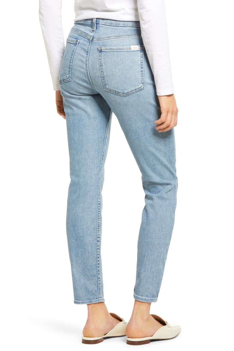 JEN7 High Waist Ankle Skinny Jeans, Alternate, color, HARLOW VINTAGE