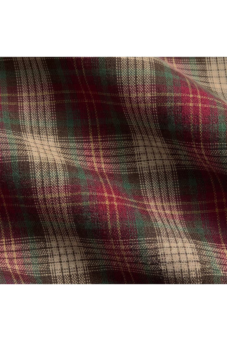 Linen Tablecloth - Hunter's Plaid, Alternate, color, Brown