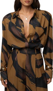 JLUXLABEL Fierce Form Button-Down Shirt