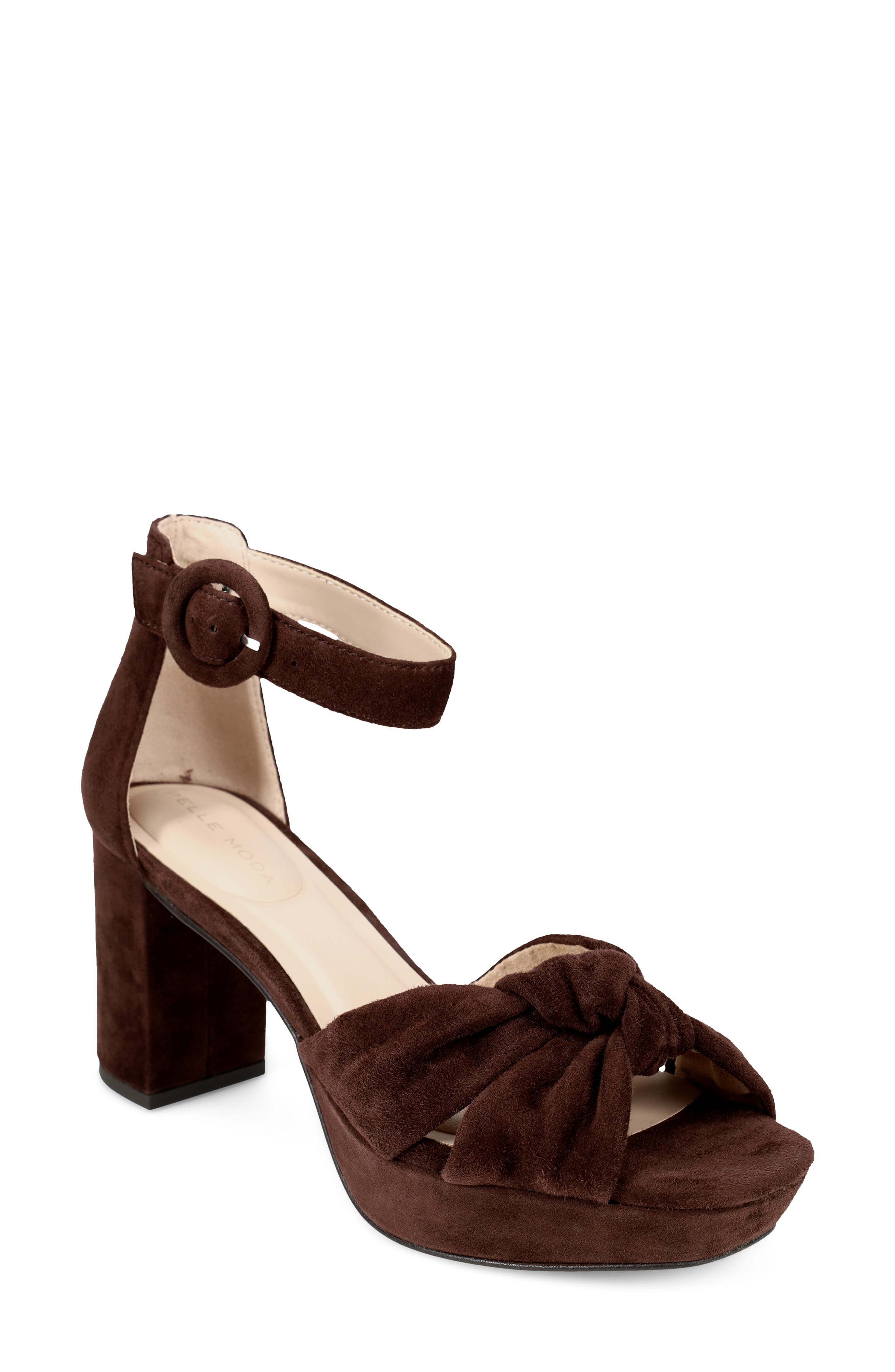 Anesa Sandal, Main, color, CHOCOLATE